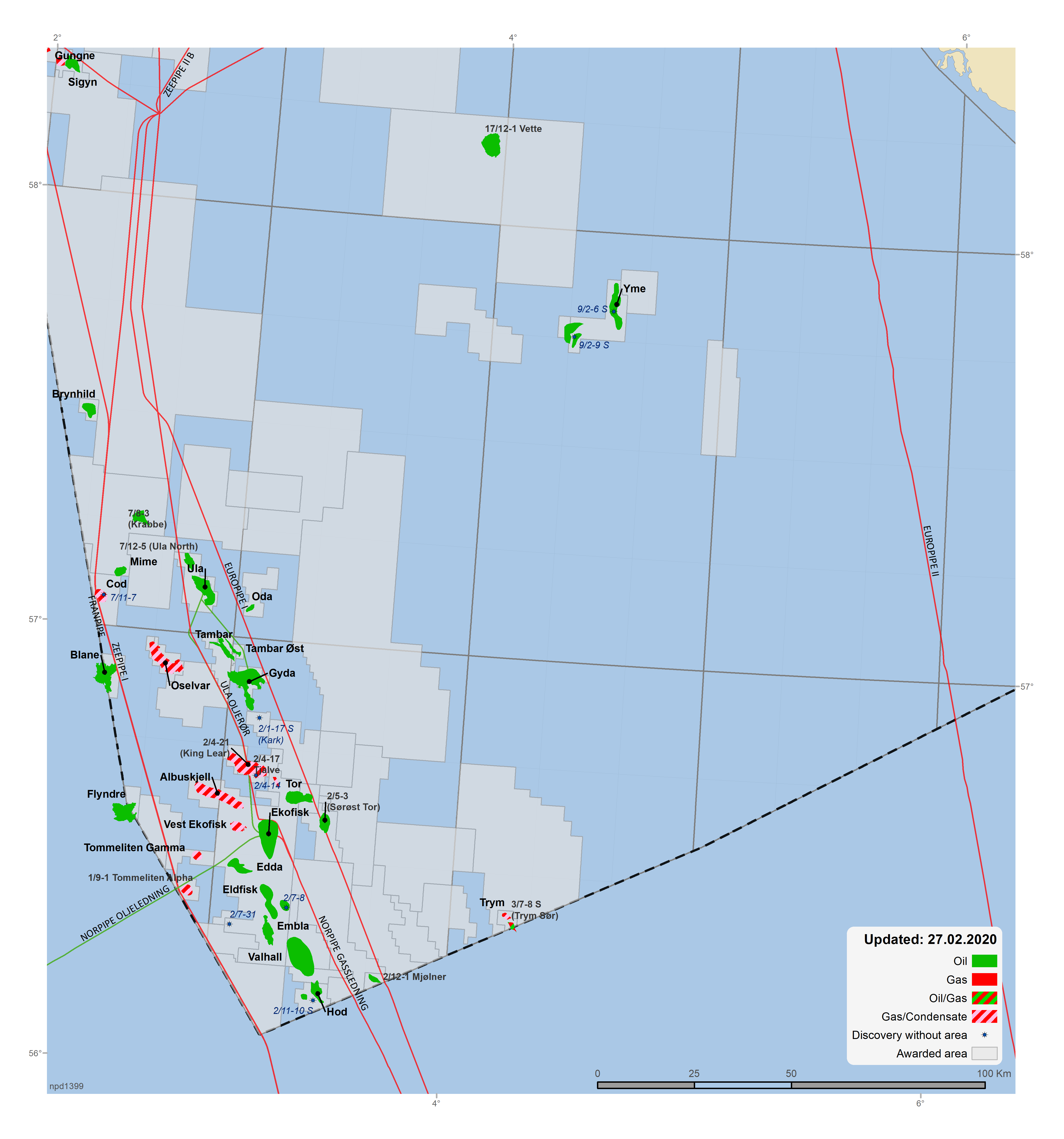 Activity per sea area - Norwegianpetroleum.no