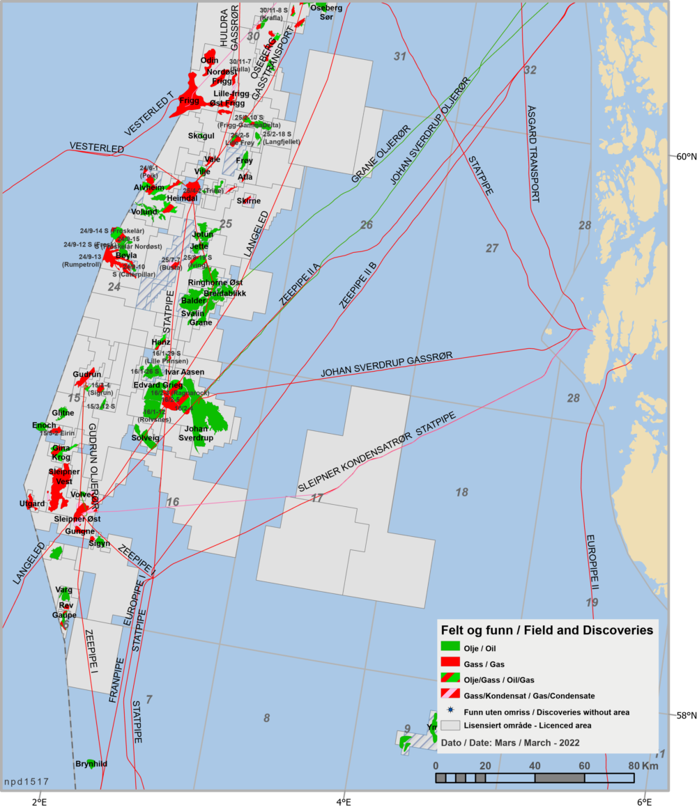 Activity per sea area - Norwegianpetroleum.no