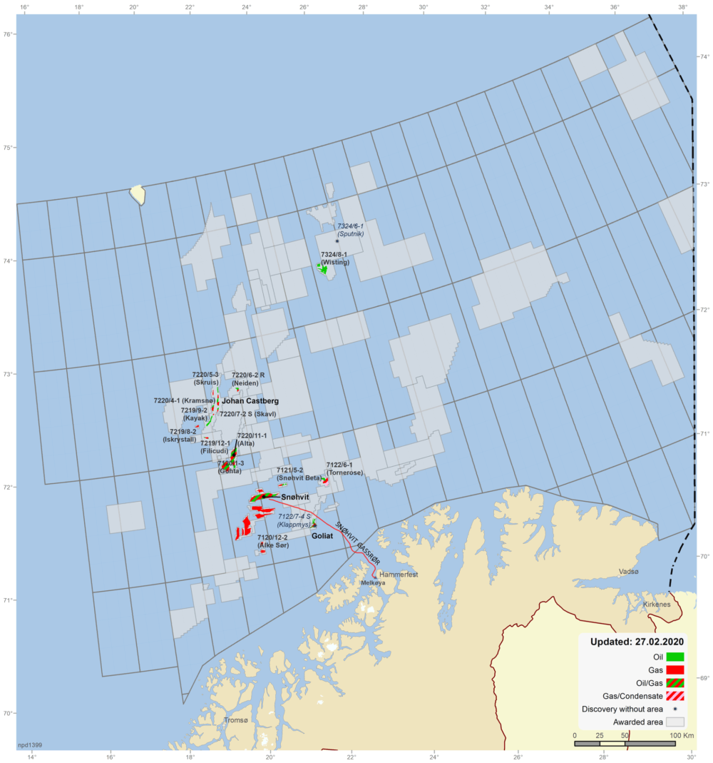 Activity per sea area - Norwegianpetroleum.no