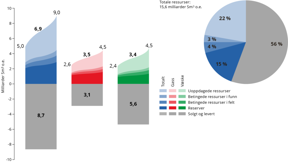 Petroleumsressurser og usikkerhet i estimatene per 31.12.2024